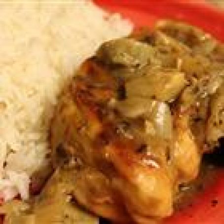 Lemony Chicken with Artichoke Hearts