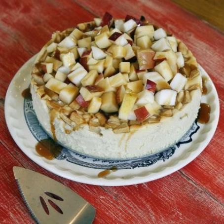 Apple Caramel Cheescake