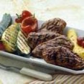 Orange Bbq Chicken with Grilled Vegetables 6pts