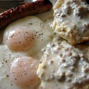 Tasso Gravy over Biscuits