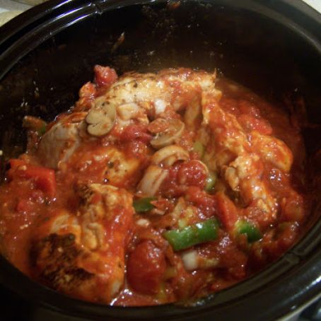 Crock Pot Chicken Cacciatore