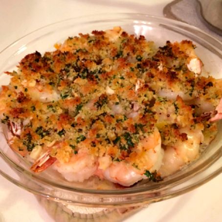 Garlicky Baked Shrimp