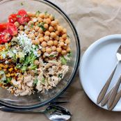 Chicken Chickpea Chopped Salad