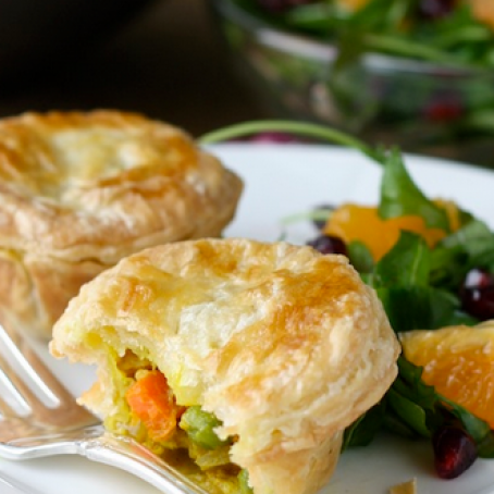 Satay Chicken Pot Pies