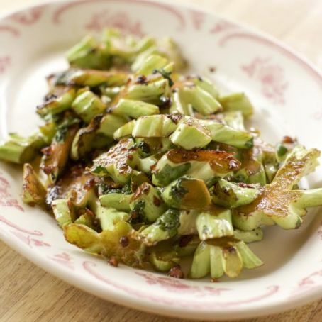 Stir-Fried Broccoli Stems