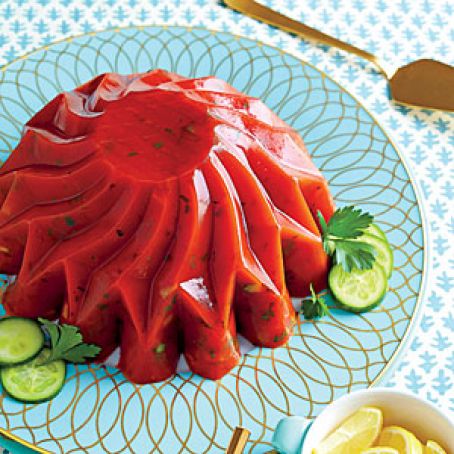 Cucumber-Tomato Aspic