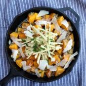 GLZD BUTTERNUT SQUASH w/CHEVRE  & APPLES