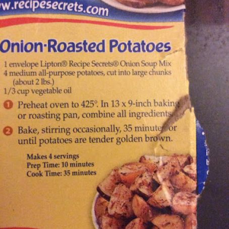 Lipton Onion-Roasted Potatoes