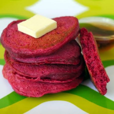Red Beet Pancakes