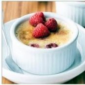 Raspberry Creme Brulee
