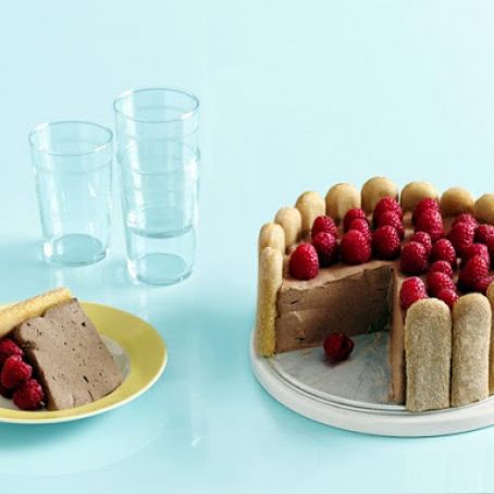 Charlotte Russe with Raspberries*