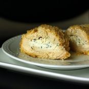 Breaded Chicken Breasts with Goat Cheese and Thyme Filling