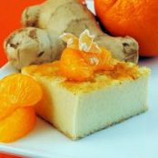 Ginger Orange Custard Squares