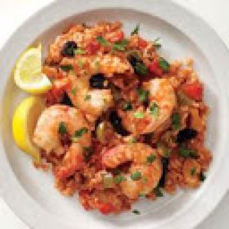 Spanish Rice with Shrimp