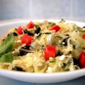 Spaghetti Squash w/Tomato, Feta & Olives