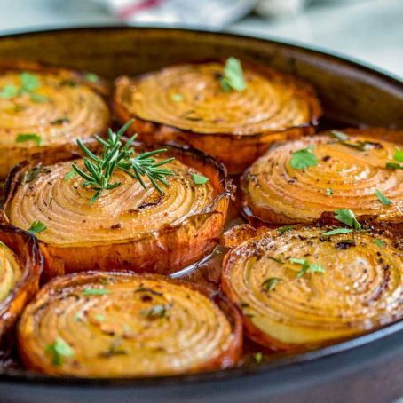 Marinated Slow Roasted Onions