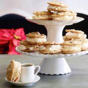 Amaretto Chocolate Chip Cookie Sandwiches