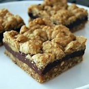 Chocolate Oatmeal Almost-Candy Bars