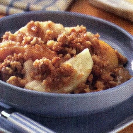 Peach and Apple Crisp