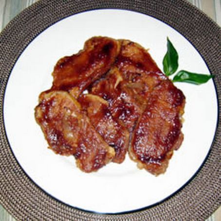 Marinated Baked Pork Chops PRINT