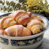 Almond Filled Butterhorns