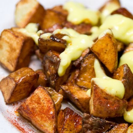 Patatas Bravas with Allioli