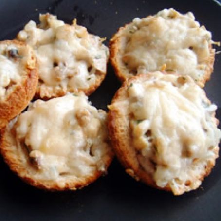 Mushroom Toast Cups