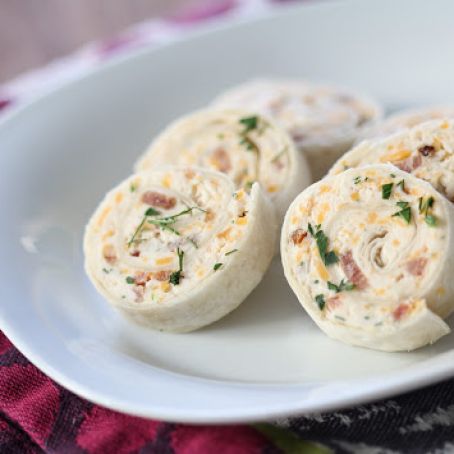 CHEDDAR BACON RANCH PINWHEELS