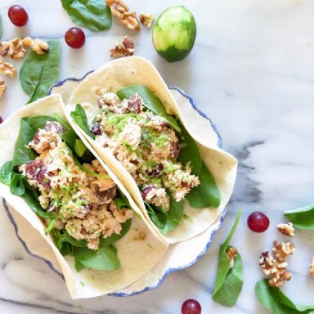 Salmon Lime Chipotle Wrap