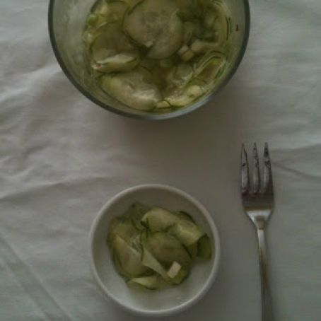 Cucumbers in Vinegar