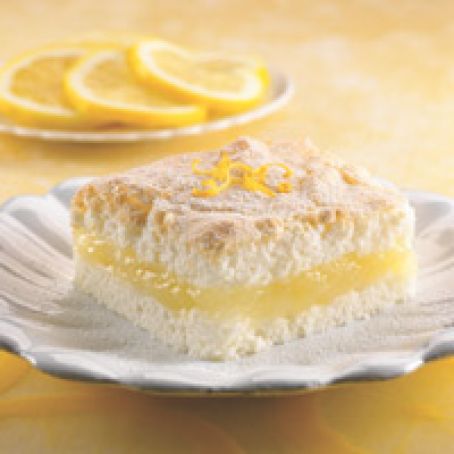 Lemon Angel Food Cake Squares