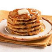 Banana, Raisin, and Oatmeal Pancakes