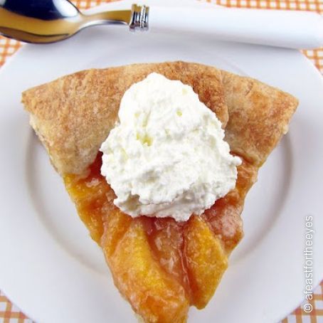 Peaches and Cream Galette