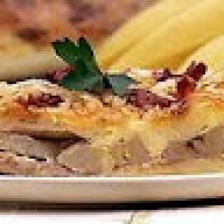 Cheesy Ham and Banana Casserole