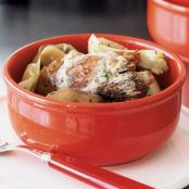 Chicken with Mushrooms and wine sauce
