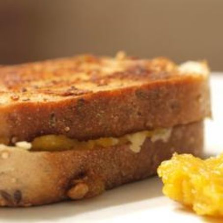 Grilled squash and cheese