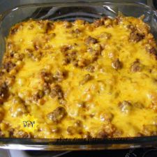 Cheesy Beef & Rice Casserole