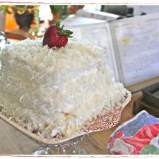 Coconut Cake (w/ 7 min frosting)*****