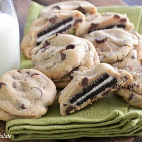 Jenny Flake's Oreo Stuffed Chocolate Chip Cookies