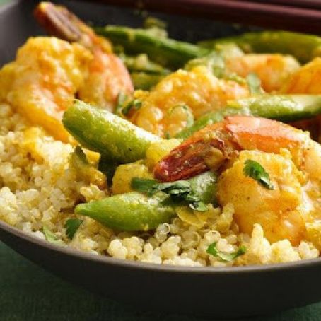 Shrimp and Quinoa Curry - Healthified Thai