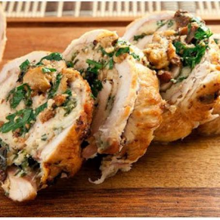 Stuffed Turkey Breast with Proscuitto