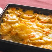 Cheesy Scalloped Potatoes & Carrots