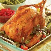 Herb-Butter Roasted Turkey with Pinot Noir Gravy