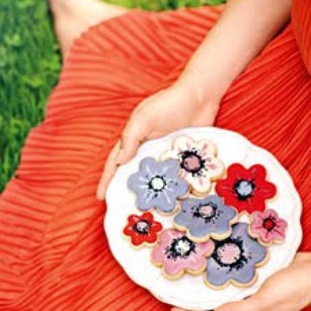 POPPY-SHAPED LEMON COOKIES