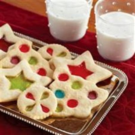 Stained-Glass Cut Out Cookies