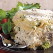 Slow Cooker Chicken Broccoli Lasagna
