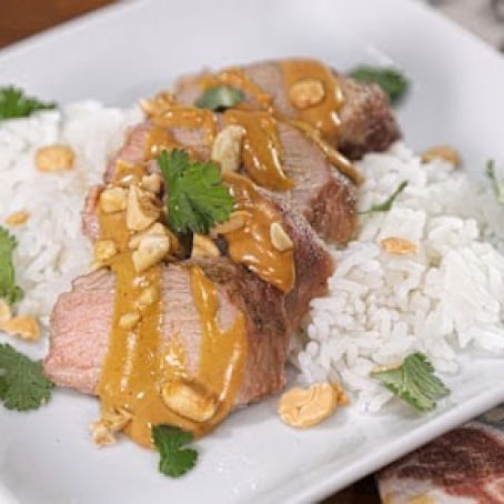 TENDERLOIN - Pork Tenderloin with Peanut Sauce