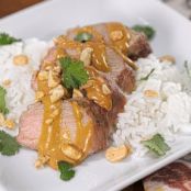 TENDERLOIN - Pork Tenderloin with Peanut Sauce