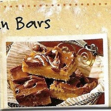 CARAMEL & CHOCOLATE PECAN BARS