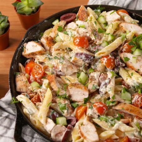 Greek Chicken Pasta